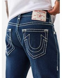 TRUE RELIGION - Rocco Super T Skinny Jean 32" - Lyst