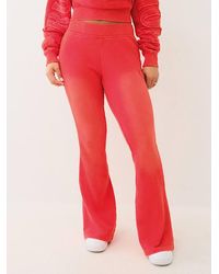 TRUE RELIGION - Vintage Low Rise Flare Sweat Pant - Lyst