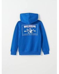 TRUE RELIGION - Boys Stitch Logo Zip Hoodie - Lyst