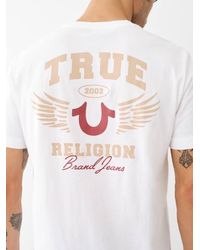 True Religion - Horseshoe Wing Logo Tee - Lyst
