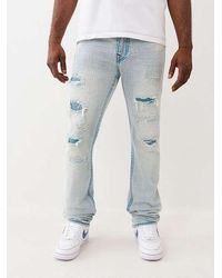True Religion - Rocco Stacked Big T Skinny Jean - Lyst