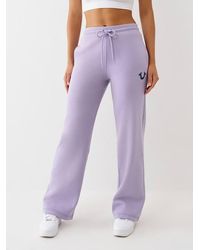 True Religion - Horseshoe Straight Leg Sweatpant - Lyst