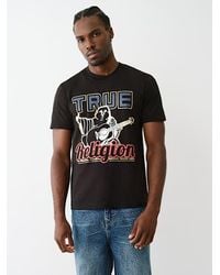 TRUE RELIGION - Metallic True Buddha T-shirt - Lyst
