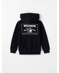 TRUE RELIGION - Boys Stitch Logo Zip Hoodie - Lyst