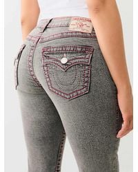 True Religion - Jennie Twisted Inseam Big T Curvy Skinny Jean - Lyst