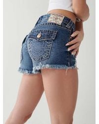 True Religion - Joey Big T Low Rise Short - Lyst