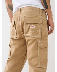 True Religion Special Ops Mens Cargo Pant in White for Men
