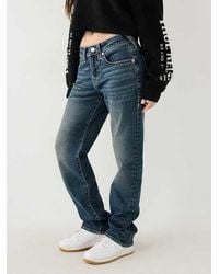 True Religion - Ricki Mid Rise Relaxed Jean - Lyst