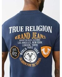 TRUE RELIGION - Logo Patch T-shirt - Lyst