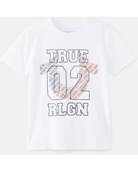 True Religion - Boys 02 Tr City Hs Logo Tee - Lyst