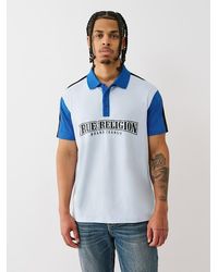 True Religion - Colorblock Relaxed Polo Shirt - Lyst