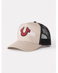 TRUE RELIGION - Logo Trucker Hat - Lyst