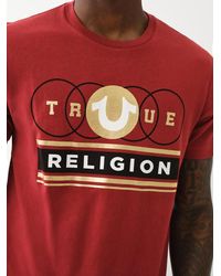 True Religion - Horseshoe Circle Logo Tee - Lyst