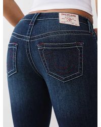 True Religion - Becca Mid Rise Big T Bootcut Jean - Lyst