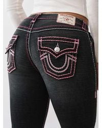 TRUE RELIGION - Becca Mid Rise Super T Bootcut Jean - Lyst