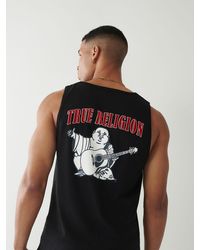 True Religion Logo Tank Top - White