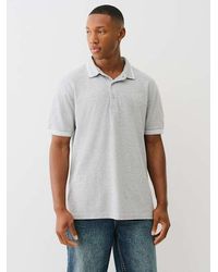 True Religion - Big T Horseshoe Polo Shirt - Lyst