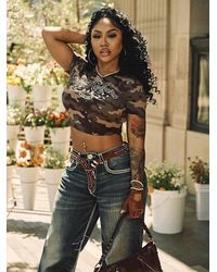 TRUE RELIGION - Camo Baby T-shirt - Lyst