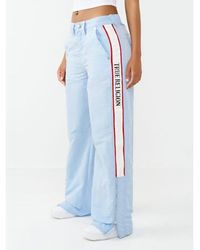 TRUE RELIGION - Bailey Barrel Leg Nylon Pant - Lyst