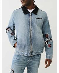 True Religion - Playboy X Big T Denim Workwear Jacket - Lyst