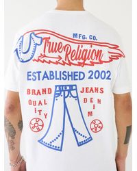True Religion - Tr Jean Puff Print Tee - Lyst