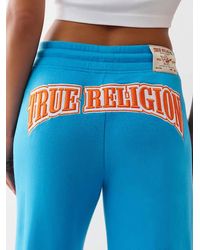 True Religion - Embroidered Cinched Sweat Pant - Lyst