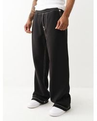 True Religion - Super T Fleece Sweat Pant - Lyst