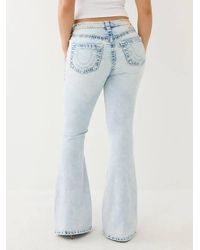 True Religion - Charlie High Rise Vintage Flare Jean - Lyst