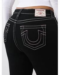 True Religion - Plus Becca Mid Rise Big T Bootcut Jean - Lyst