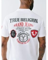 TRUE RELIGION - Logo Patch T-shirt - Lyst