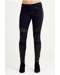 true religion black leggings