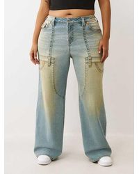 True Religion - Plus Bobbi Carpetner Big T Baggy Jean - Lyst