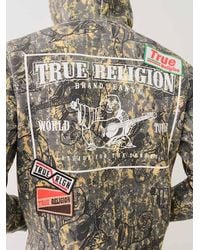 True Religion - Big T Buddha Camo Zip Hoodie - Lyst