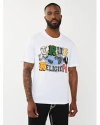 TRUE RELIGION - Global Logo Patch T-shirt - Lyst