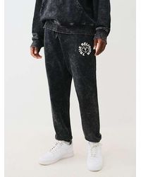 TRUE RELIGION - Mineral Wash Buddha Face Jogger - Lyst