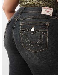 True Religion - Plus Becca Bootcut Flap Jean Big T - Lyst