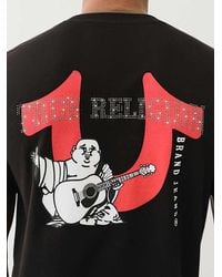True Religion - Crystal Logo T-shirt - Lyst