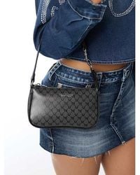 TRUE RELIGION - Logo Horseshoe Allover Print Handbag - Lyst