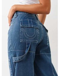 True Religion - Bobbi Big T Baggy Carpenter Pant - Lyst
