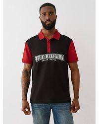 True Religion - Colorblock Relaxed Polo Shirt - Lyst