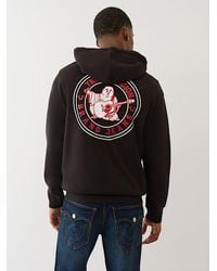 True Religion - Buddha Seal Zip Hoodie - Lyst