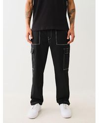 True Religion - Bobby Baggy Cargo Pant - Lyst