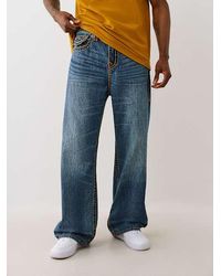 True Religion VINNY SUPER Q ウルトラバギー VINNY QUAD SUPER T ULTRA BAGGY JEAN - Rocky Point Light Wash