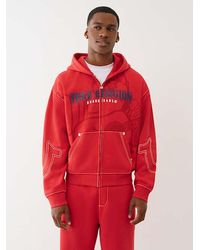 True Religion - Buddha Big T Zip Hoodie - Lyst