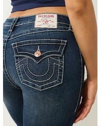 True Religion - Becca Mid Rise Big T Bootcut Jean - Lyst
