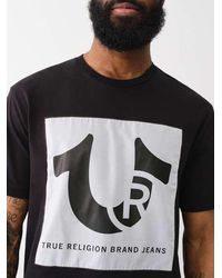 True Religion - Logo Relaxed Tee - Lyst