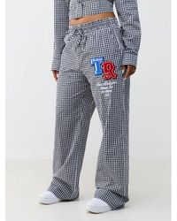 TRUE RELIGION - Patch Gingham Lounge Pant - Lyst