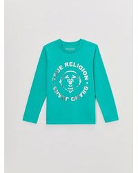True Religion - Boys Long Sleeve Logo Tee - Lyst