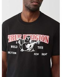 TRUE RELIGION - Arched World Tour Logo T-shirt - Lyst