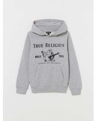 True Religion - Boys Foil Buddha Logo Hoodie - Lyst